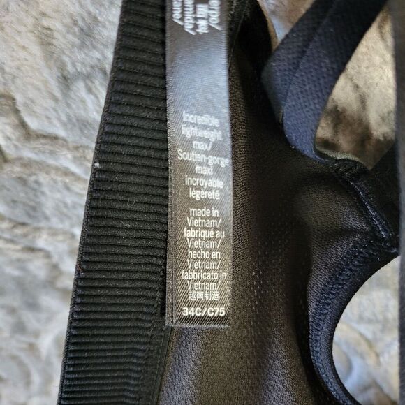 Victoria Sport Sports Bra Size 34C Gray Victoria's Secret Incredible Lightweight - Picture 5 of 7